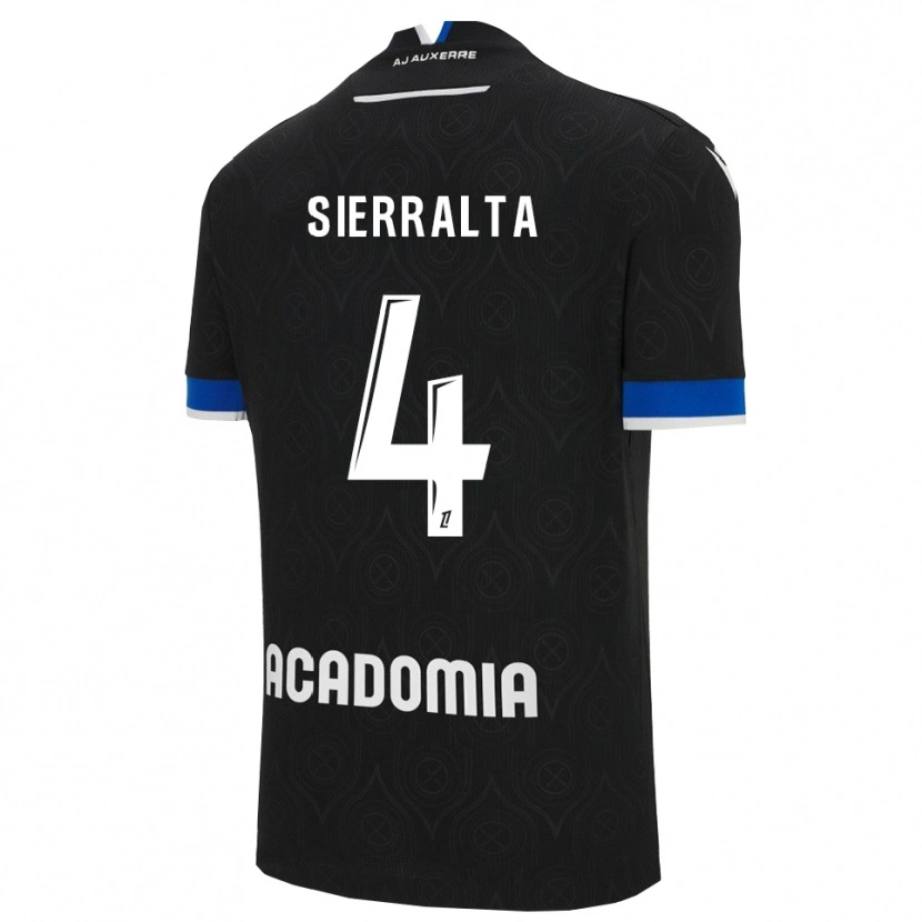 Danxen Kvinnor Francisco Sierralta #4 Svart Vit Bortatröja Matchtröjor 2025/26 Tröjor T-Tröja