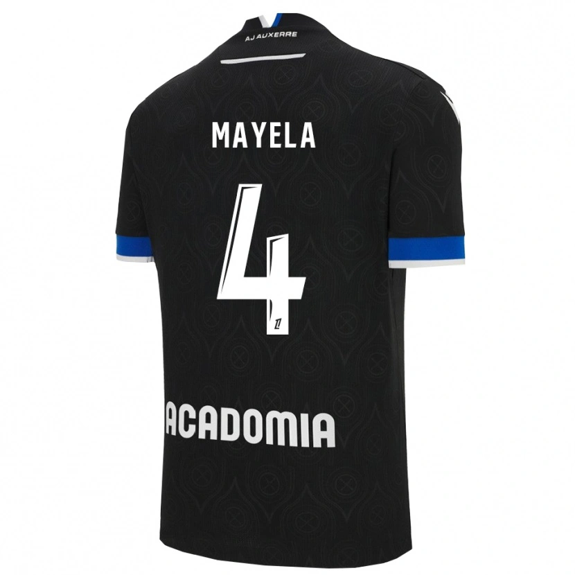 Danxen Kvinnor Victor Mayela #4 Svart Vit Bortatröja Matchtröjor 2025/26 Tröjor T-Tröja