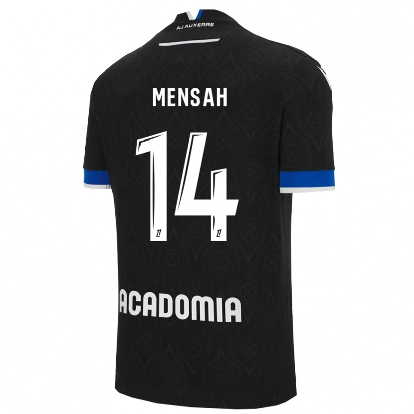 Danxen Kvinnor Gideon Mensah #14 Svart Vit Bortatröja Matchtröjor 2025/26 Tröjor T-Tröja