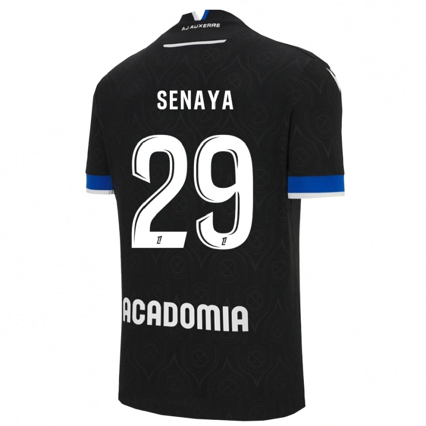 Danxen Kvinnor Marvin Senaya #29 Svart Vit Bortatröja Matchtröjor 2025/26 Tröjor T-Tröja