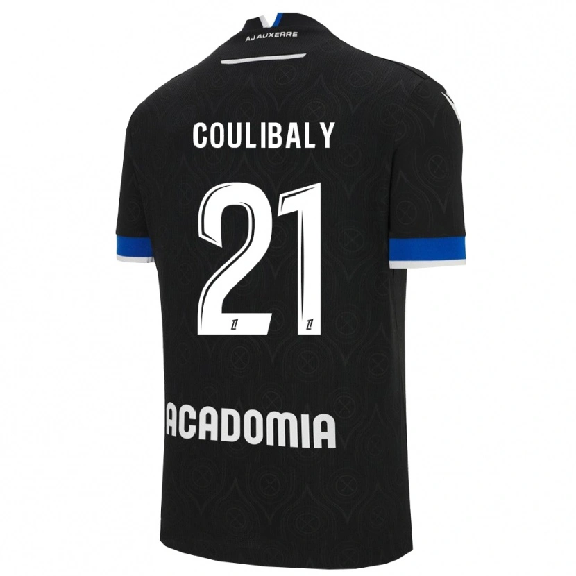 Danxen Kvinnor Lasso Coulibaly #21 Svart Vit Bortatröja Matchtröjor 2025/26 Tröjor T-Tröja
