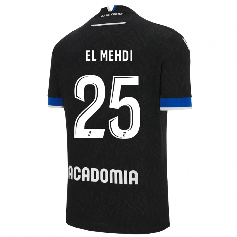 Danxen Kvinnor Chihab El Mehdi #25 Svart Vit Bortatröja Matchtröjor 2025/26 Tröjor T-Tröja