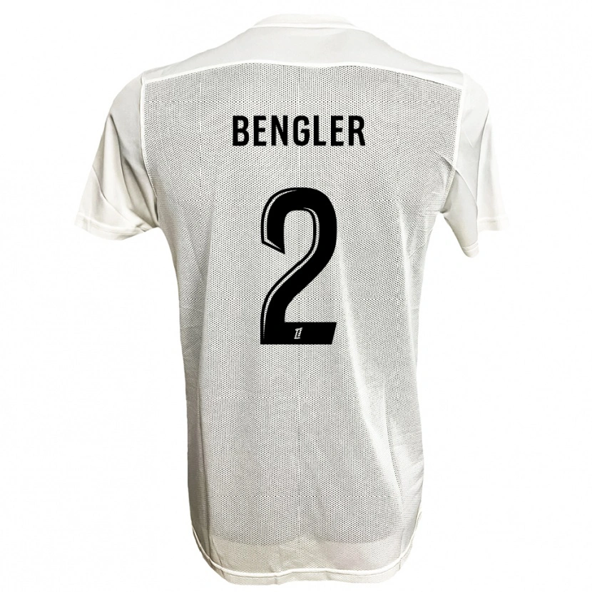 Danxen Kvinnor Randy Bengler #2 Svart Vit Bortatröja Matchtröjor 2025/26 Tröjor T-Tröja
