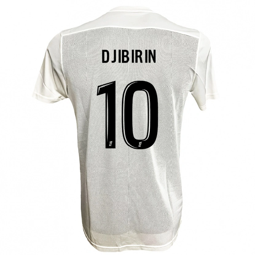 Danxen Kvinnor Harouna Djibirin #10 Svart Vit Bortatröja Matchtröjor 2025/26 Tröjor T-Tröja