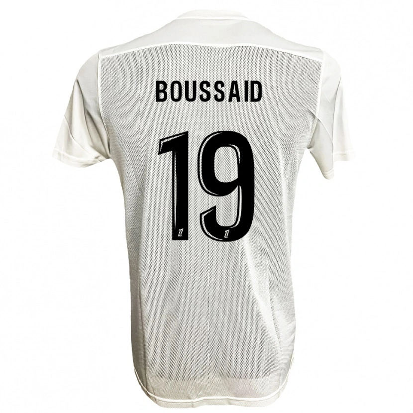 Danxen Kvinnor Willsem Boussaid #19 Svart Vit Bortatröja Matchtröjor 2025/26 Tröjor T-Tröja