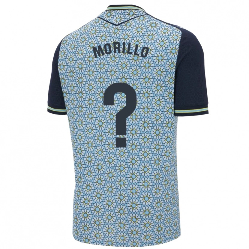 Danxen Kvinnor Manu Morillo #0 Blå Marinblå Bortatröja Matchtröjor 2025/26 Tröjor T-Tröja