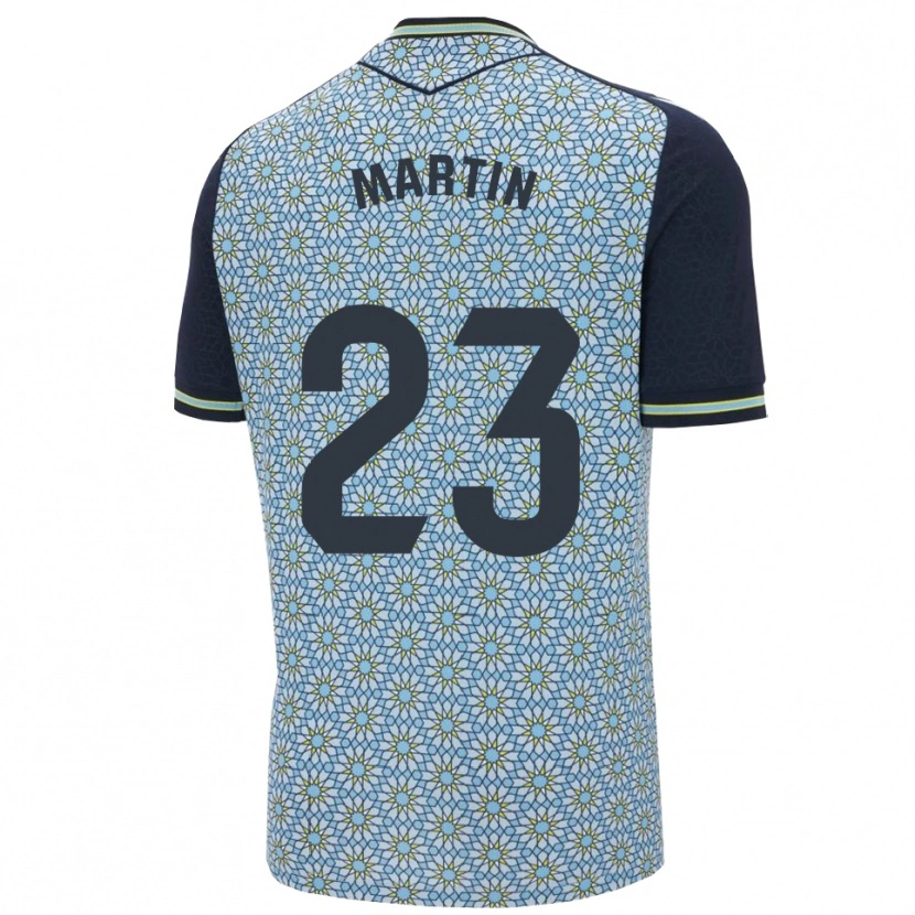 Danxen Kvinnor Hugo Martín #23 Blå Marinblå Bortatröja Matchtröjor 2025/26 Tröjor T-Tröja
