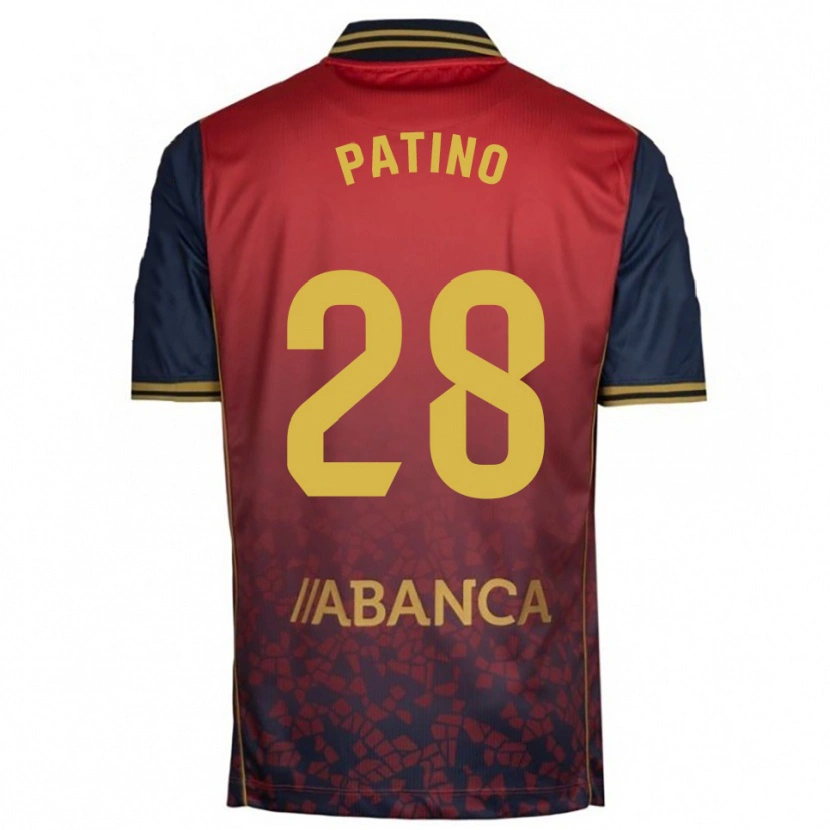 Danxen Kvinnor Charlie Patiño #28 Röd Marinblå Bortatröja Matchtröjor 2025/26 Tröjor T-Tröja