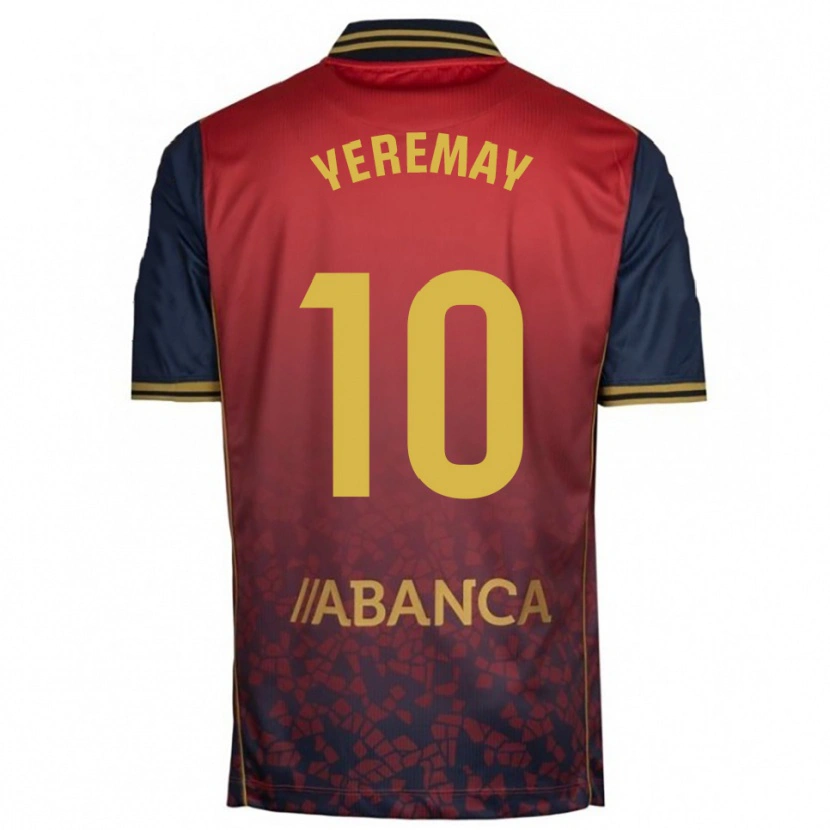 Danxen Kvinnor Yeremay Hernández #10 Röd Marinblå Bortatröja Matchtröjor 2025/26 Tröjor T-Tröja