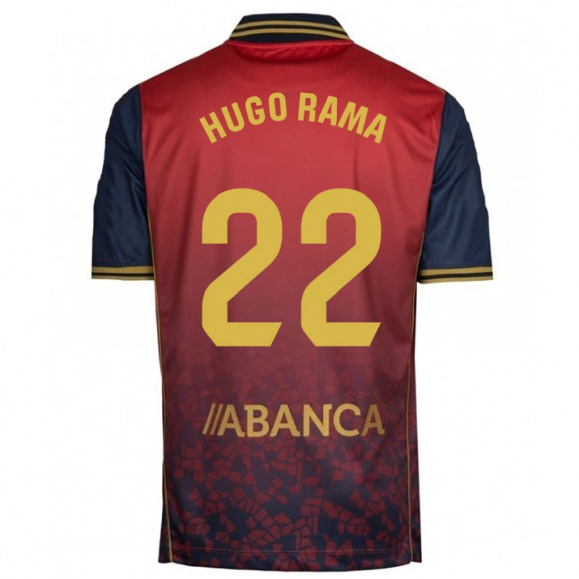 Danxen Kvinnor Hugo Rama #22 Röd Marinblå Bortatröja Matchtröjor 2025/26 Tröjor T-Tröja