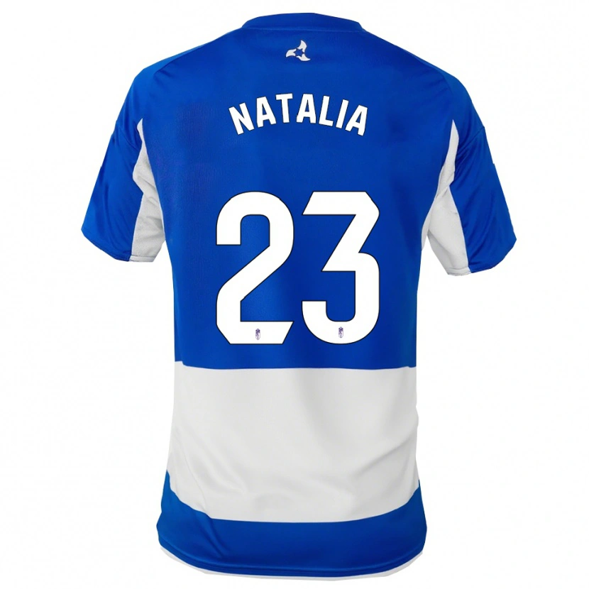 Danxen Kvinnor Natalia #23 Blå Vit Bortatröja Matchtröjor 2025/26 Tröjor T-Tröja