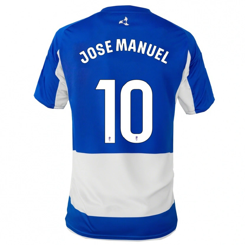 Danxen Kvinnor José Manuel Arnáiz #10 Blå Vit Bortatröja Matchtröjor 2025/26 Tröjor T-Tröja