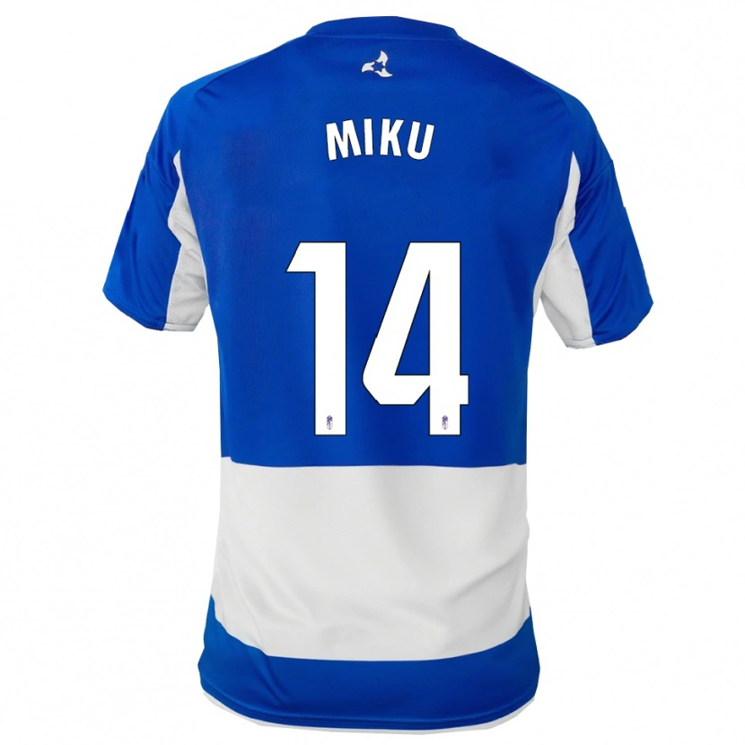 Danxen Kvinnor Miku Ito #14 Blå Vit Bortatröja Matchtröjor 2025/26 Tröjor T-Tröja
