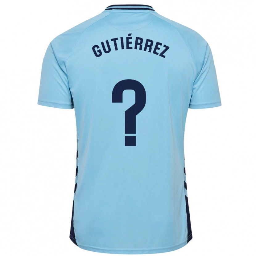 Danxen Kvinnor Marco Gutiérrez #0 Himmelsblå Bortatröja Matchtröjor 2025/26 Tröjor T-Tröja