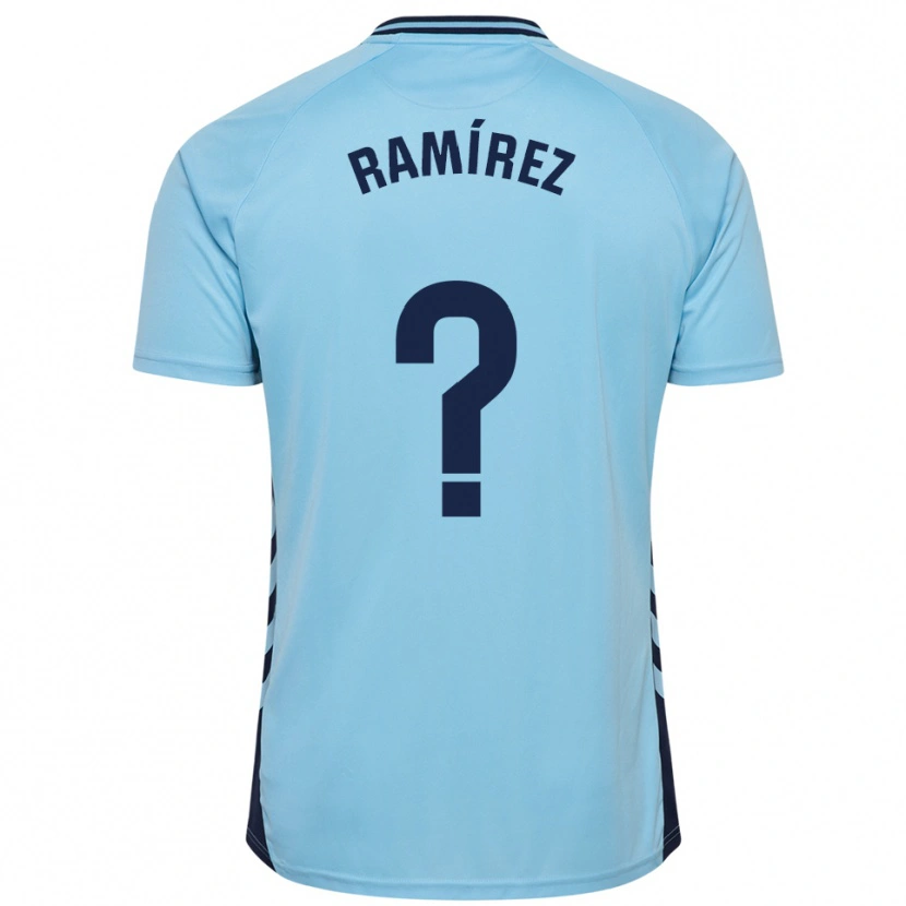 Danxen Kvinnor Daniel Ramírez #0 Himmelsblå Bortatröja Matchtröjor 2025/26 Tröjor T-Tröja