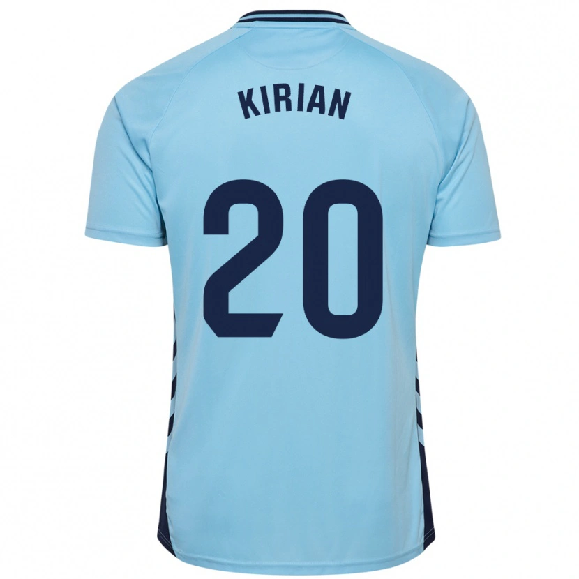 Danxen Kvinnor Kirian Rodríguez #20 Himmelsblå Bortatröja Matchtröjor 2025/26 Tröjor T-Tröja