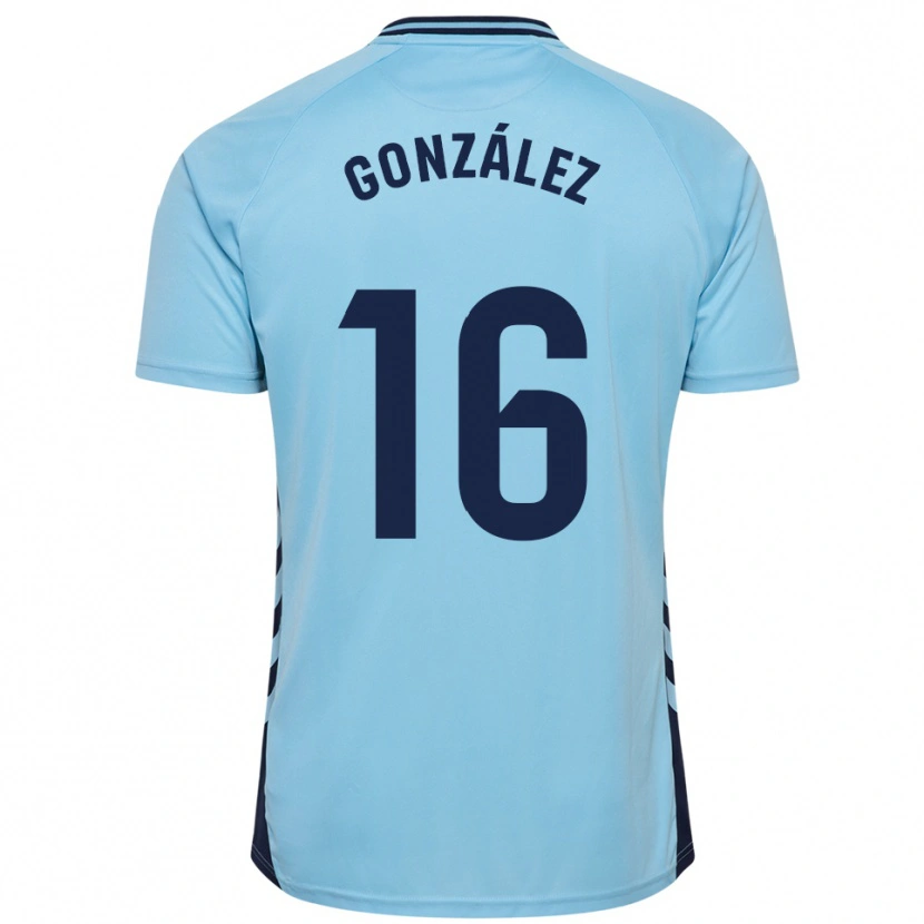 Danxen Kvinnor Iñaki González #16 Himmelsblå Bortatröja Matchtröjor 2025/26 Tröjor T-Tröja