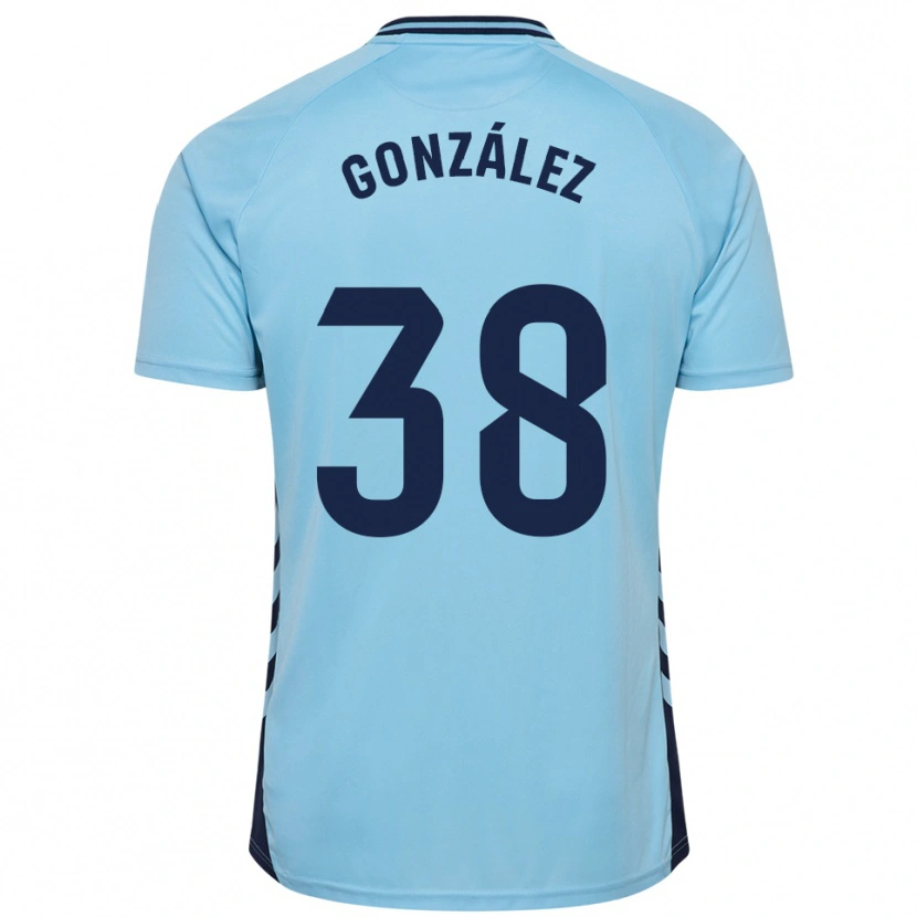 Danxen Kvinnor Josito González #38 Himmelsblå Bortatröja Matchtröjor 2025/26 Tröjor T-Tröja