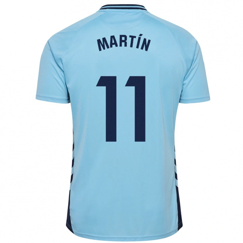Danxen Kvinnor Diego Martín #11 Himmelsblå Bortatröja Matchtröjor 2025/26 Tröjor T-Tröja
