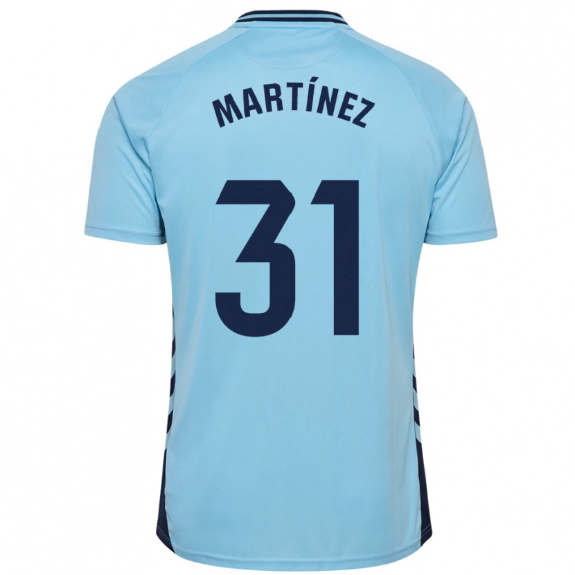 Danxen Kvinnor Ian Martínez #31 Himmelsblå Bortatröja Matchtröjor 2025/26 Tröjor T-Tröja
