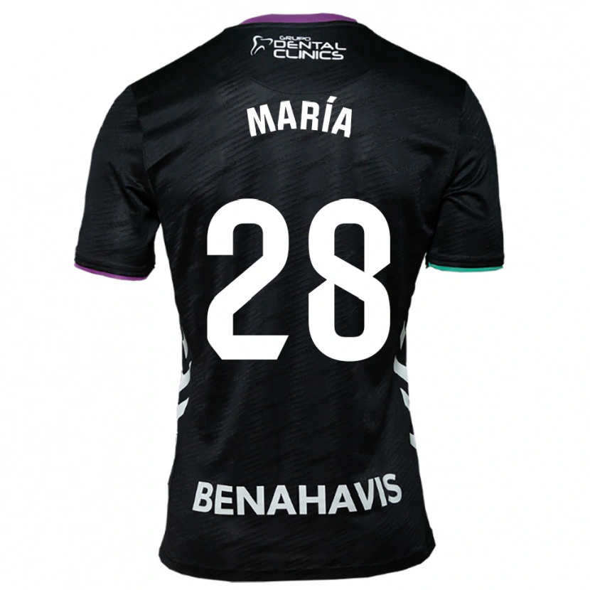 Danxen Kvinnor María Albacete Pato #28 Svart Lila Grön Bortatröja Matchtröjor 2025/26 Tröjor T-Tröja