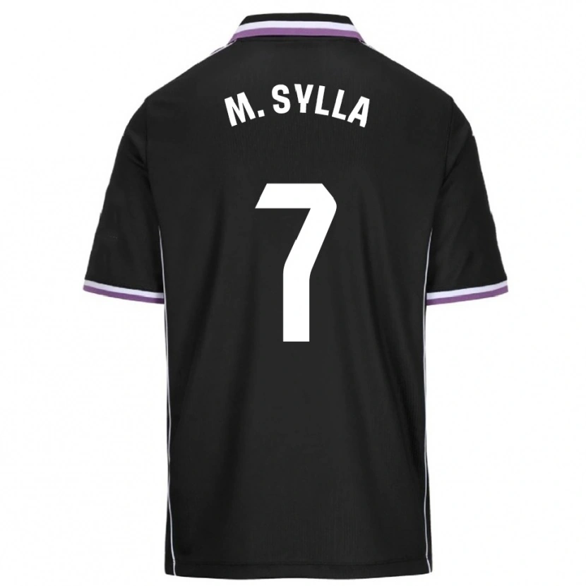 Danxen Kvinnor Mamadou Sylla #7 Lila Svart Bortatröja Matchtröjor 2025/26 Tröjor T-Tröja