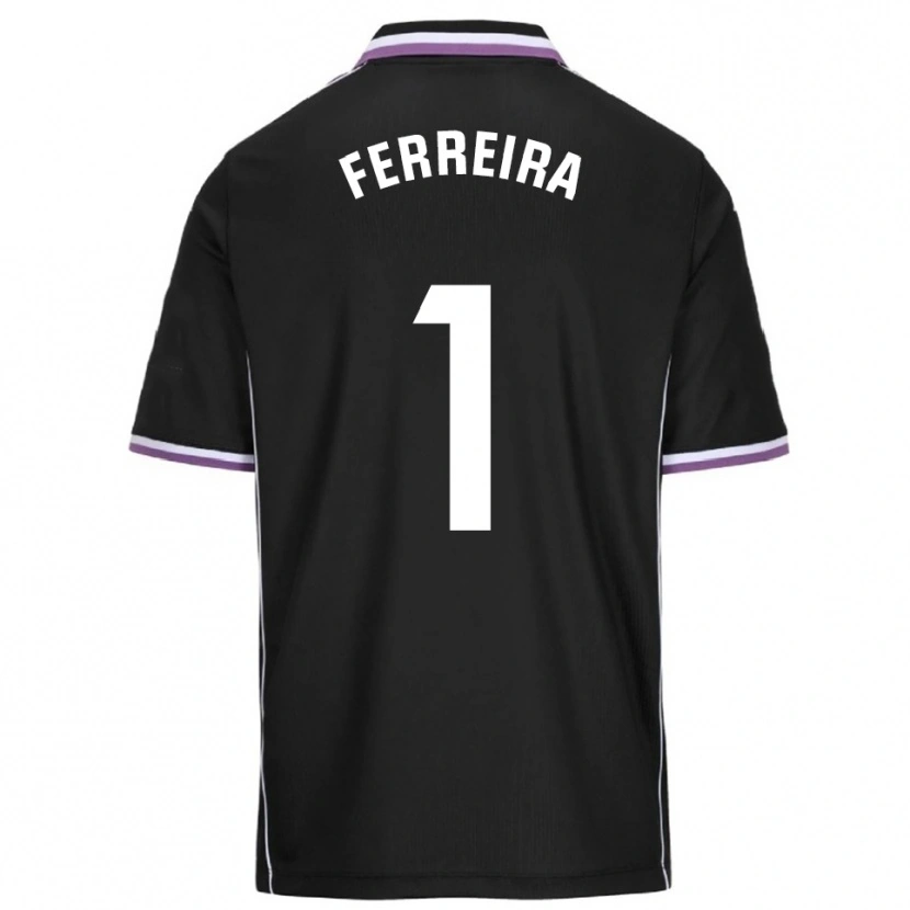 Danxen Kvinnor Andre Ferreira #1 Lila Svart Bortatröja Matchtröjor 2025/26 Tröjor T-Tröja
