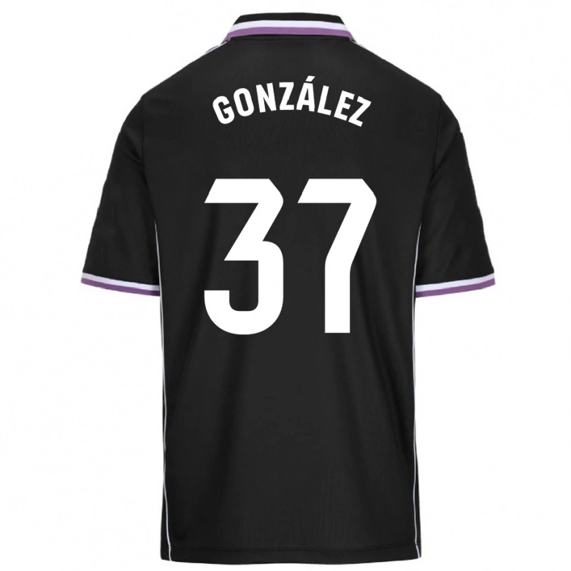 Danxen Kvinnor Raúl González #37 Lila Svart Bortatröja Matchtröjor 2025/26 Tröjor T-Tröja
