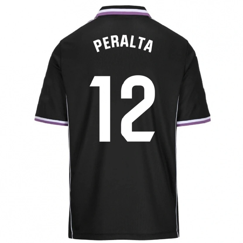 Danxen Kvinnor Fernando Peralta #12 Lila Svart Bortatröja Matchtröjor 2025/26 Tröjor T-Tröja