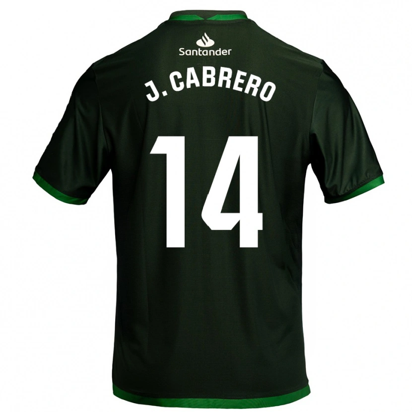 Danxen Kvinnor Jimena Cabrero De La Llama #14 Mörkgrön Bortatröja Matchtröjor 2025/26 Tröjor T-Tröja