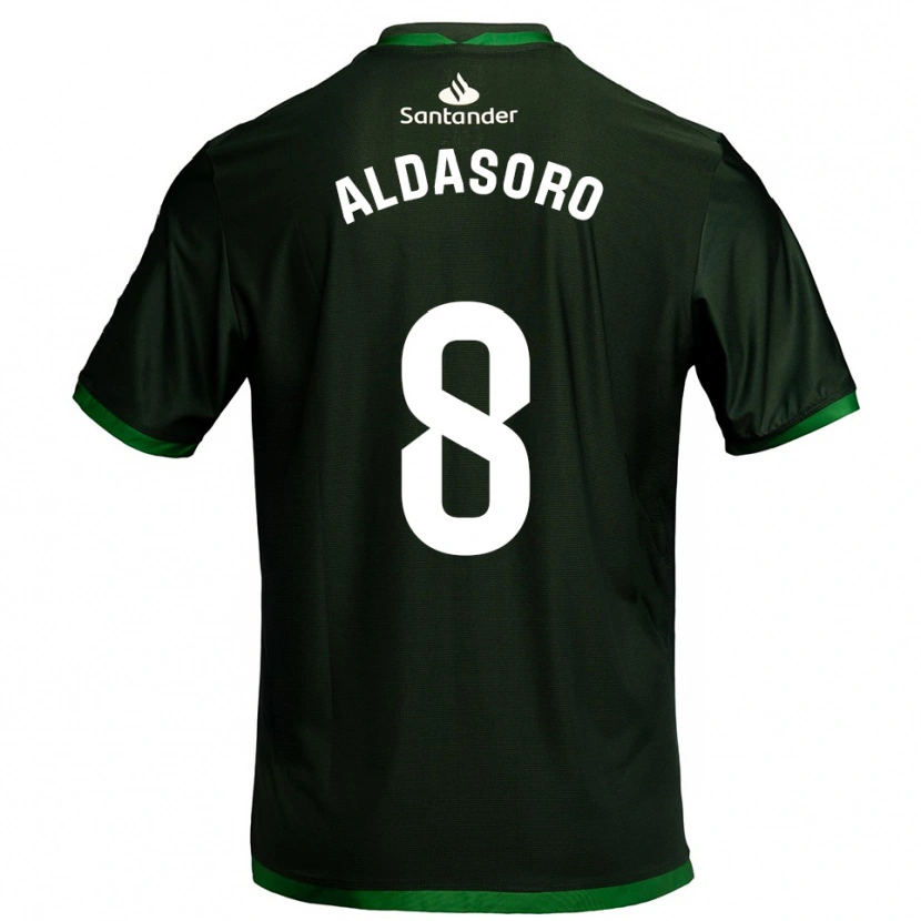 Danxen Kvinnor Aritz Aldasoro #8 Mörkgrön Bortatröja Matchtröjor 2025/26 Tröjor T-Tröja