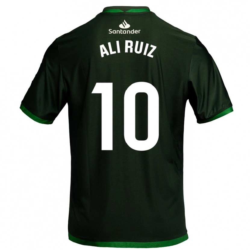 Danxen Kvinnor Alicia Ruiz Pascua #10 Mörkgrön Bortatröja Matchtröjor 2025/26 Tröjor T-Tröja