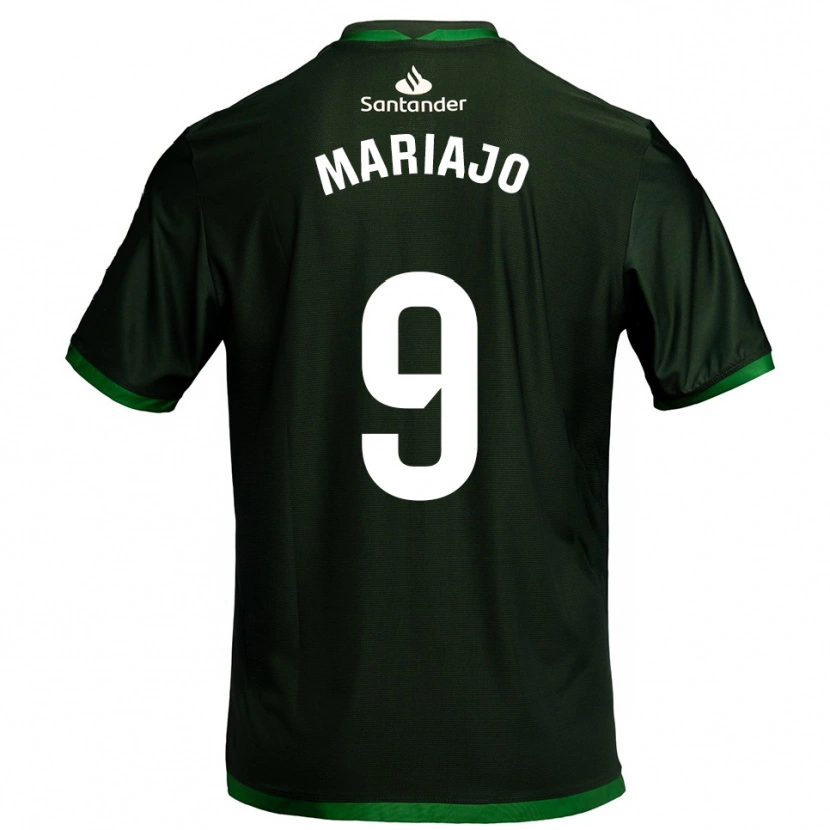 Danxen Kvinnor María José Gutiérrez Díaz #9 Mörkgrön Bortatröja Matchtröjor 2025/26 Tröjor T-Tröja