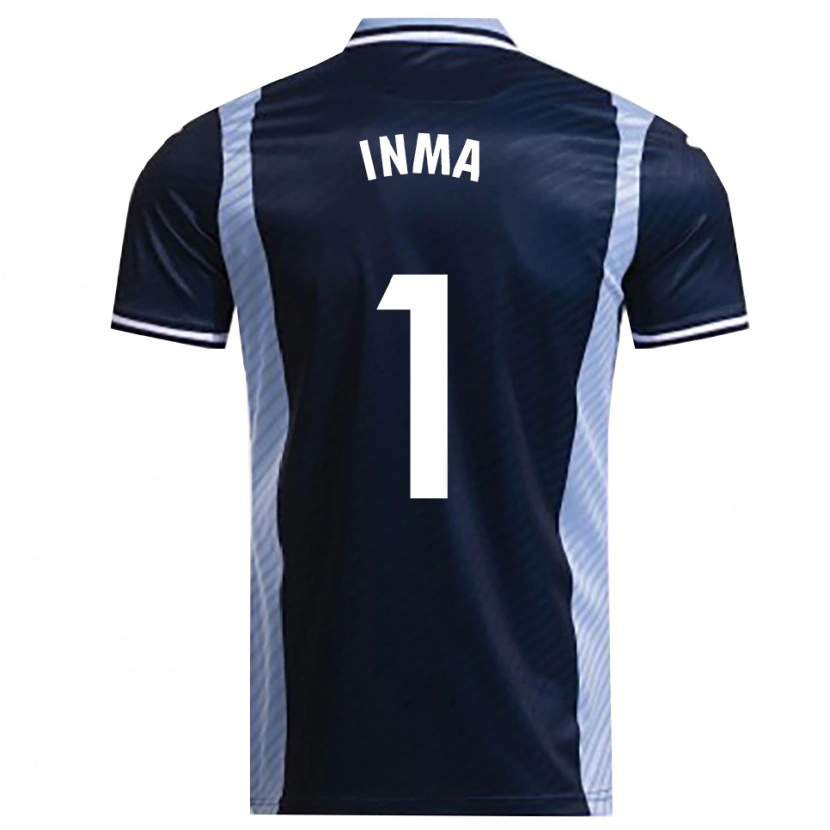 Danxen Kvinnor Imaculada Almendros Fernández #1 Marinblå Himmelsblå Bortatröja Matchtröjor 2025/26 Tröjor T-Tröja