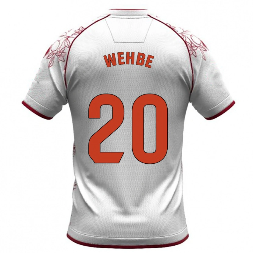 Danxen Kvinnor Charbel Wehbe #20 Vit Bourgogne Bortatröja Matchtröjor 2025/26 Tröjor T-Tröja