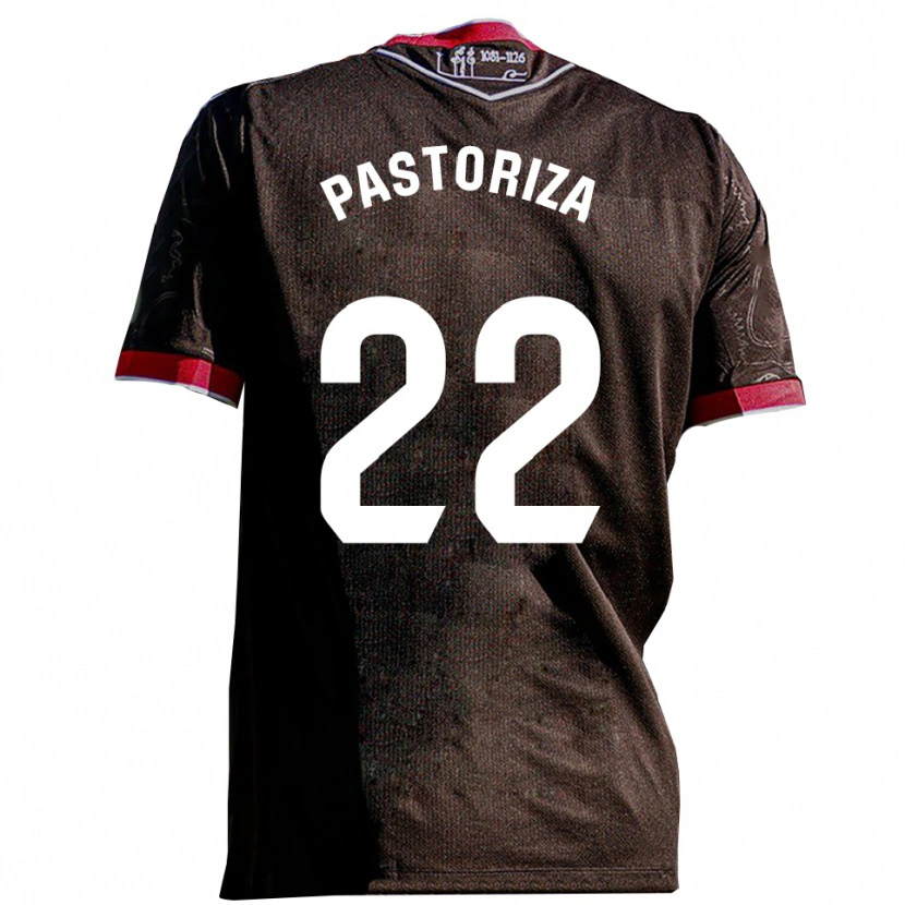 Danxen Kvinnor Agustín Pastoriza #22 Svart Röd Bortatröja Matchtröjor 2025/26 Tröjor T-Tröja