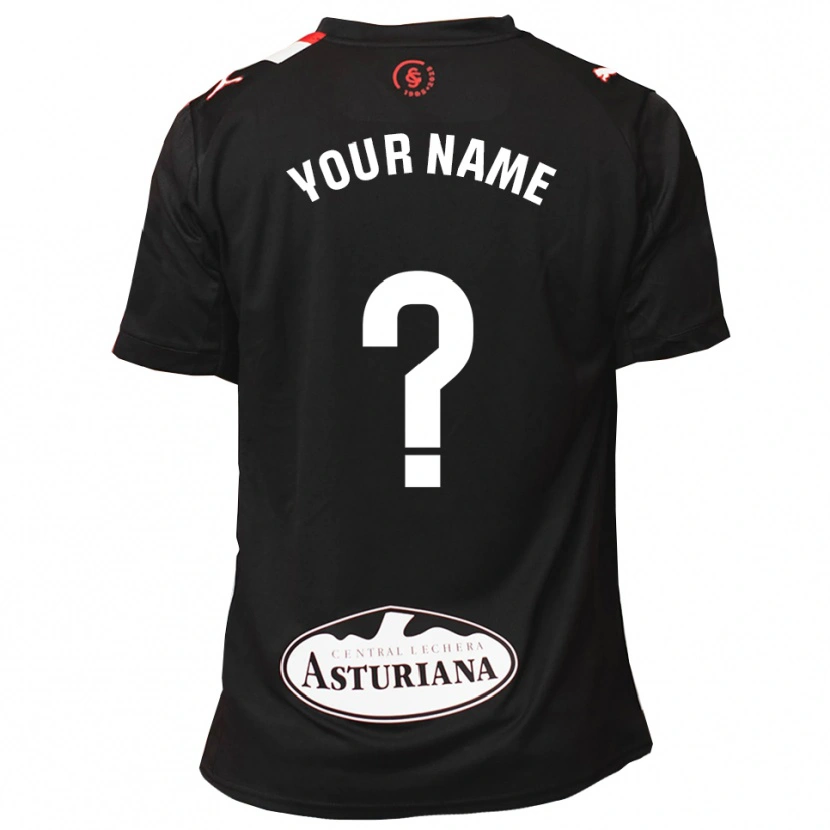 Danxen Kvinnor Ditt Namn #0 Svart Vit Bortatröja Matchtröjor 2025/26 Tröjor T-Tröja