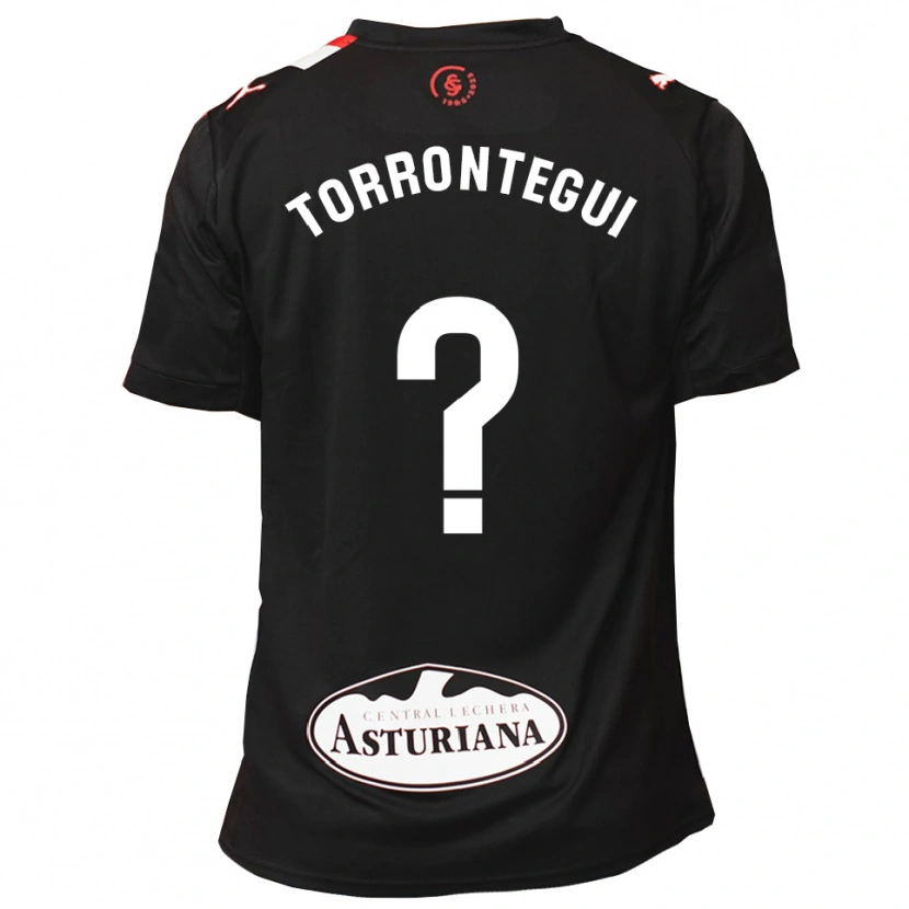 Danxen Kvinnor Samu Torrontegui #0 Svart Vit Bortatröja Matchtröjor 2025/26 Tröjor T-Tröja