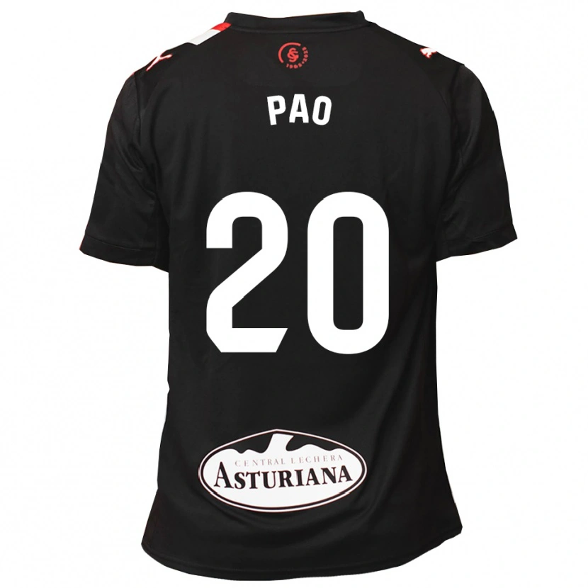 Danxen Kvinnor Paola Hernández Martín #20 Svart Vit Bortatröja Matchtröjor 2025/26 Tröjor T-Tröja