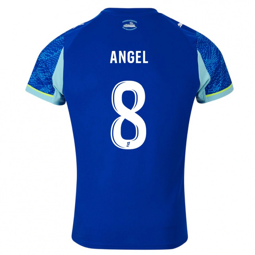Danxen Kvinnor Angel Gomes #8 Himmelsblå Vit Tredjesatsen Matchtröjor 2025/26 Tröjor T-Tröja