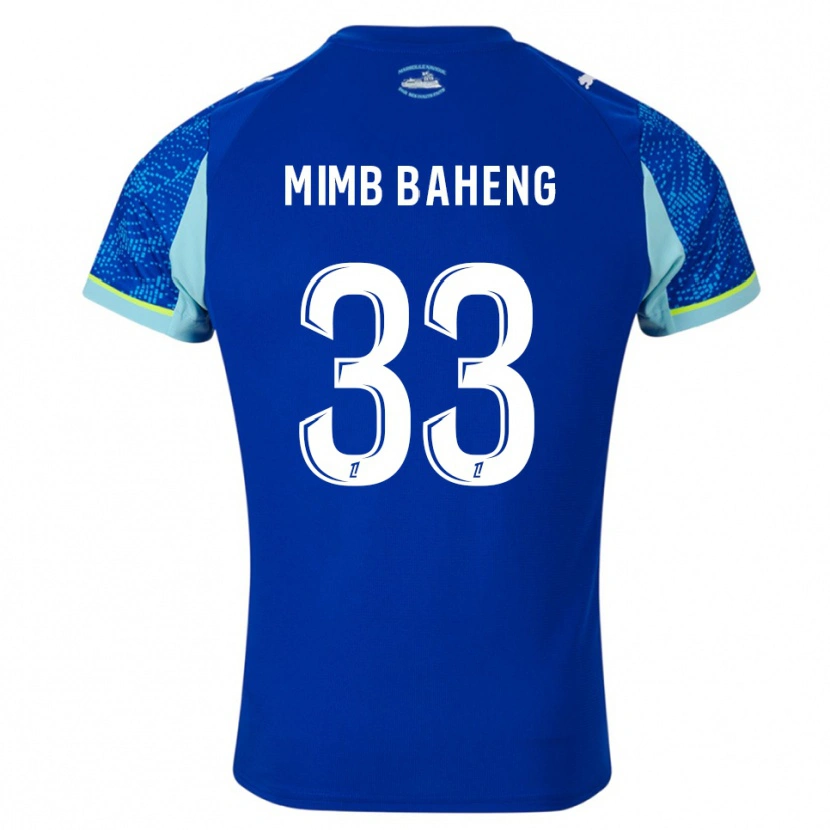 Danxen Kvinnor Rony Mimb Baheng #33 Himmelsblå Vit Tredjesatsen Matchtröjor 2025/26 Tröjor T-Tröja