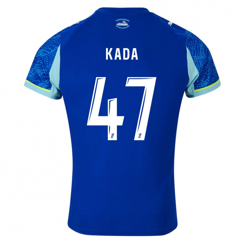 Danxen Kvinnor Joakim Kada #47 Himmelsblå Vit Tredjesatsen Matchtröjor 2025/26 Tröjor T-Tröja