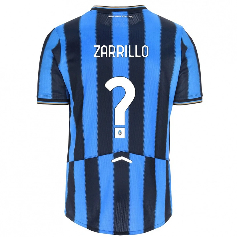 Danxen Barn Antonio Zarrillo #0 Himmelsblå Svart Hemmatröja Matchtröjor 2025/26 Tröjor T-Tröja