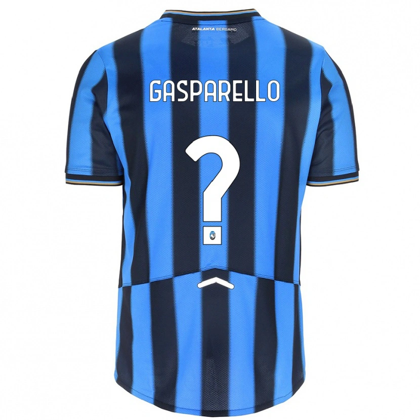 Danxen Barn Francesco Gasparello #0 Himmelsblå Svart Hemmatröja Matchtröjor 2025/26 Tröjor T-Tröja
