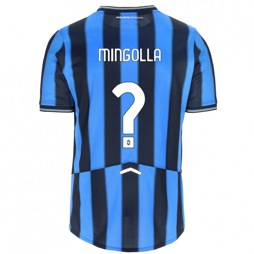 Danxen Barn Simone Mingolla #0 Himmelsblå Svart Hemmatröja Matchtröjor 2025/26 Tröjor T-Tröja