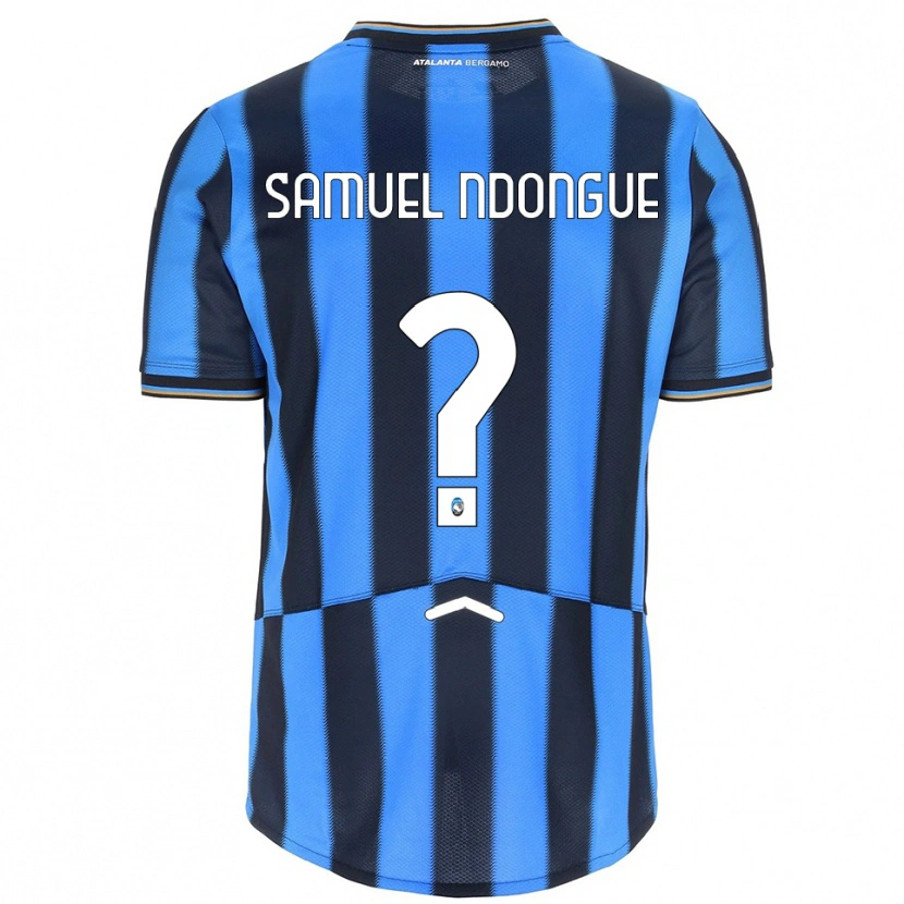 Danxen Barn Frederick Samuel Ndongue #0 Himmelsblå Svart Hemmatröja Matchtröjor 2025/26 Tröjor T-Tröja