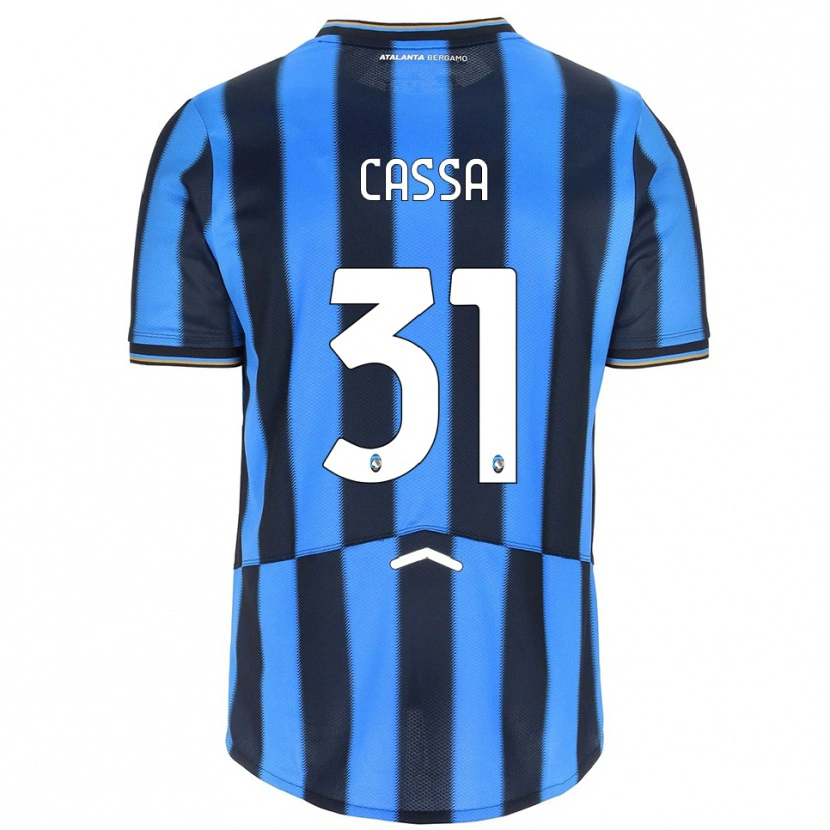 Danxen Barn Federico Cassa #31 Himmelsblå Svart Hemmatröja Matchtröjor 2025/26 Tröjor T-Tröja