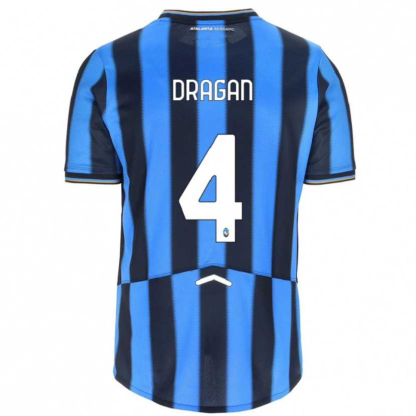 Danxen Barn Oleksandr Dragan #4 Himmelsblå Svart Hemmatröja Matchtröjor 2025/26 Tröjor T-Tröja