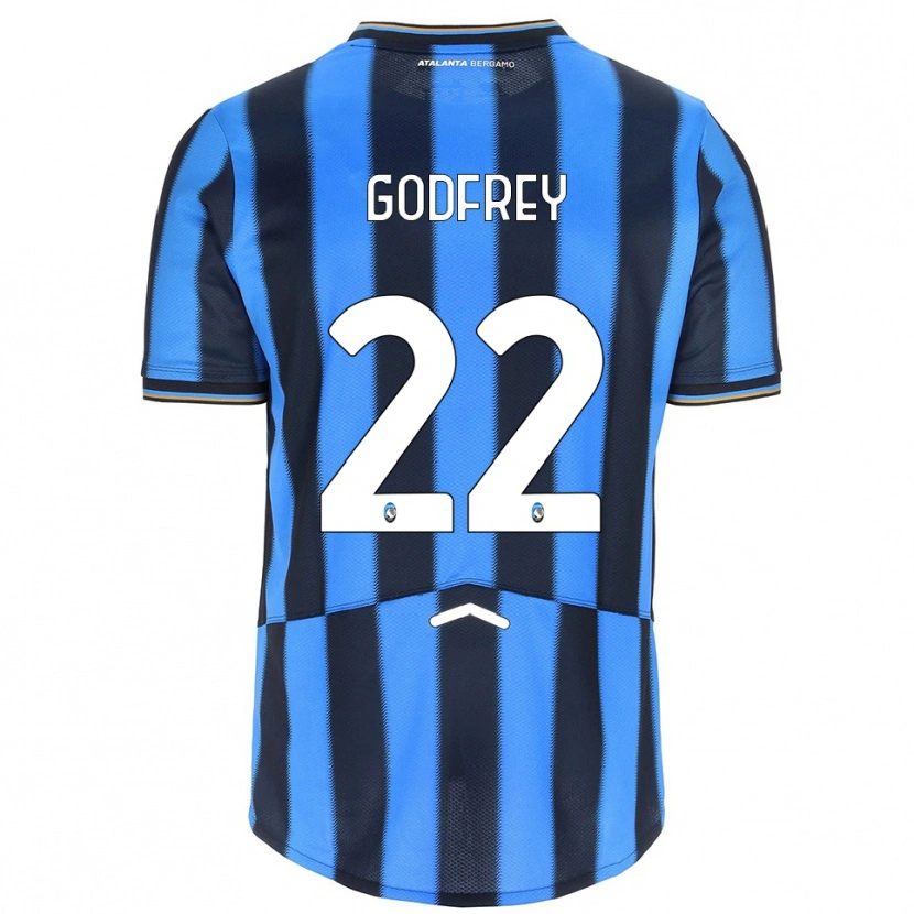 Danxen Barn Ben Godfrey #22 Himmelsblå Svart Hemmatröja Matchtröjor 2025/26 Tröjor T-Tröja
