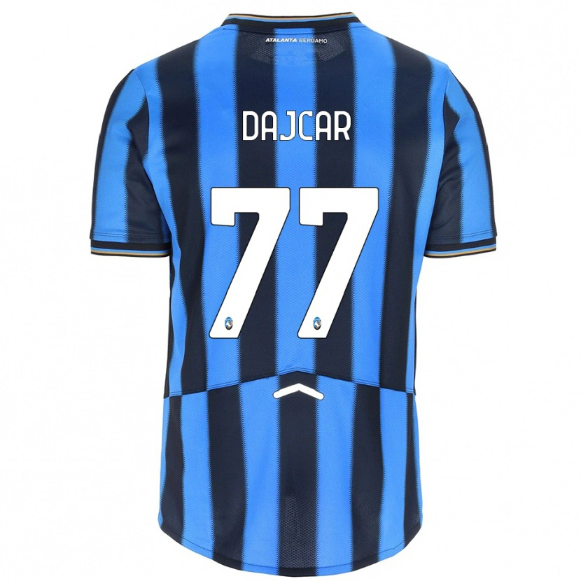 Danxen Barn Matevz Dajcar #77 Himmelsblå Svart Hemmatröja Matchtröjor 2025/26 Tröjor T-Tröja